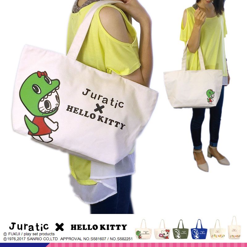 Juratic×HELLO KITTY トートバック/キティちゃんトートバック1