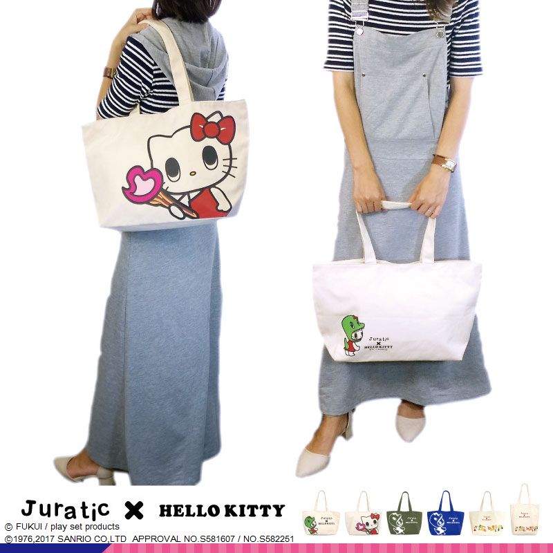 Juratic×HELLO KITTY トートバック/キティちゃんトートバック4