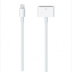 アップル純正Lightning - 30ピン変換ケーブル(20cm)【純正チップ使用】