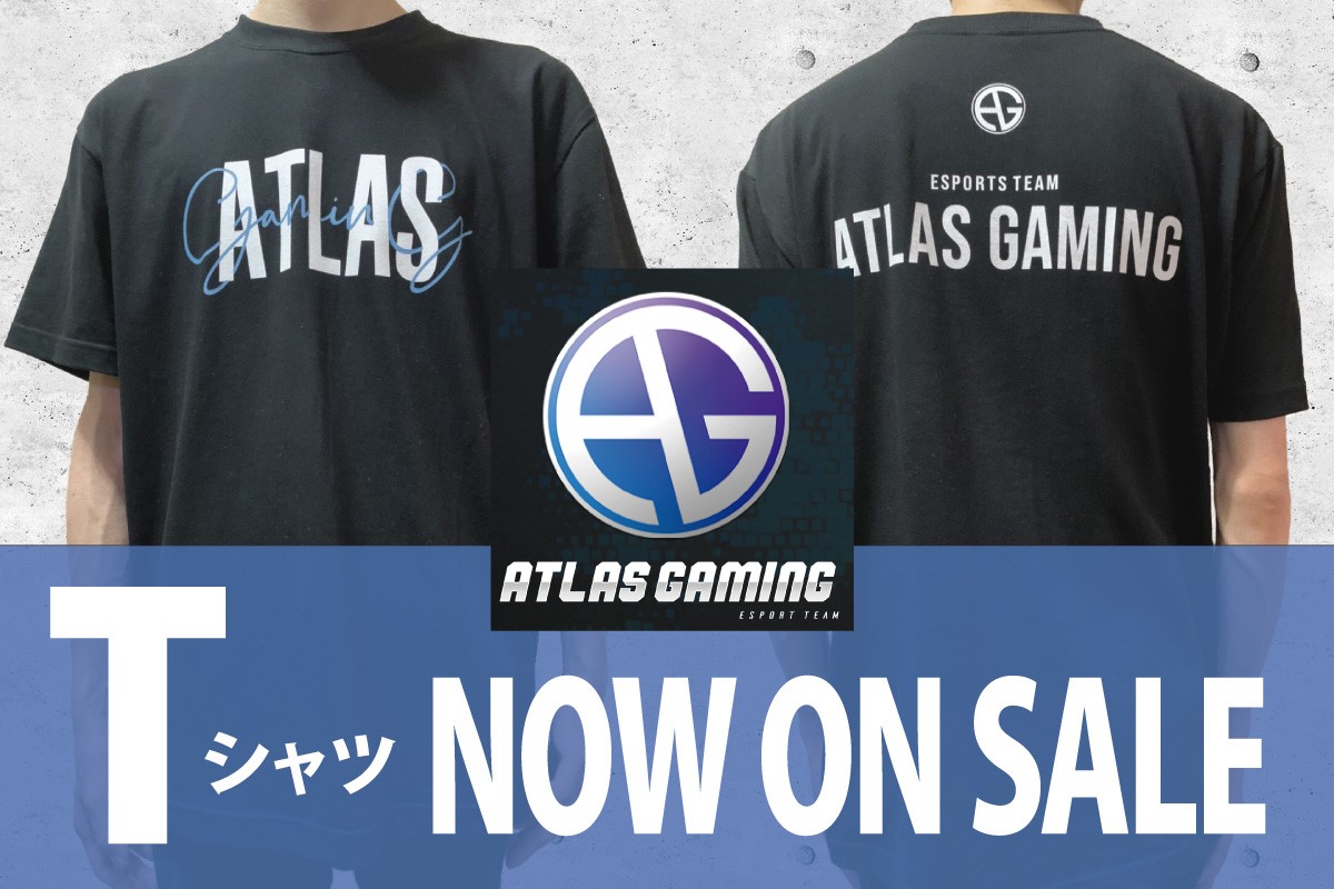 Atlas Gaming オリジナルTシャツ　発売開始1